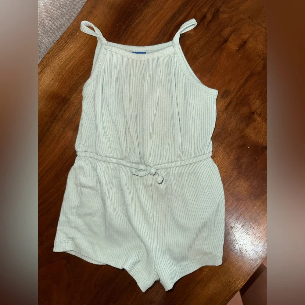 Old Navy Kids Ivory‎ Ribbed Jumpsuit